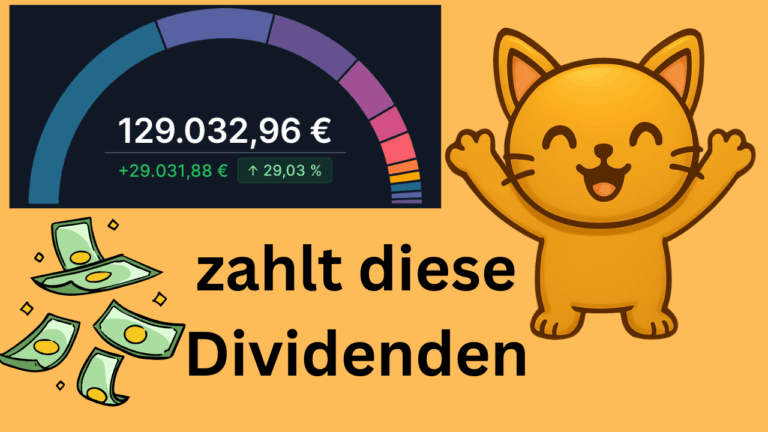 So viel Dividende zahlt mein 129.000 € Depot