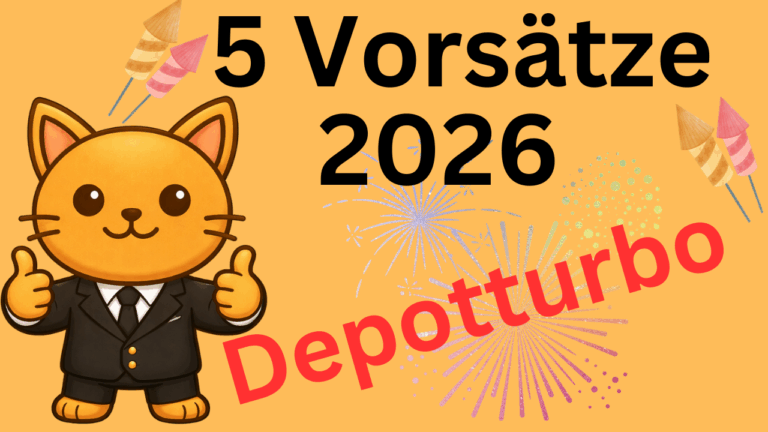 5 Vorsätze für den Depotturbo 2026