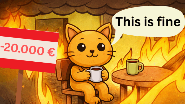 Ruhig bleiben trotz Bitcoin Crash (ich bin 20.000 € im Minus!)
